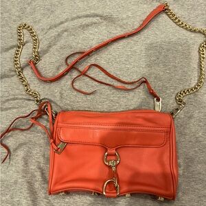 Rebecca Minkoff Coral Leather Mini M.A.C. Crossbody Convertible Shoulder Bag